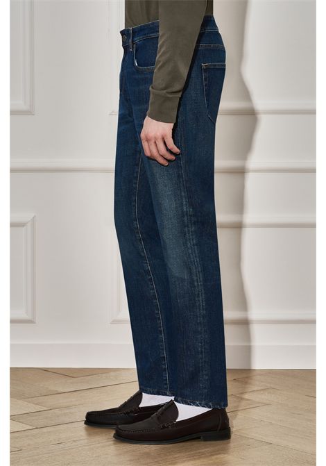 PT Torino Jeans Super Slim Swing in Denim Stretch Blu Scuro Uomo PT TORINO | Pantaloni | C5-DP05Z0MI43